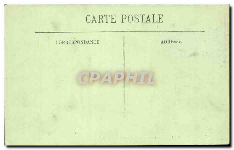 Le Treport CPA La falaise et le funiculaire — Rückseite