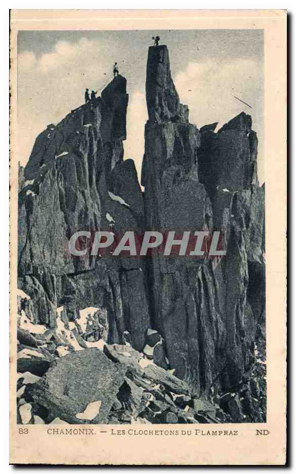 Chamonix CPA Les clochetons du Flampraz