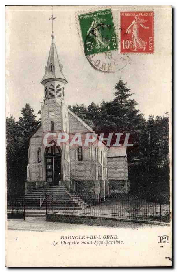 Bagnoles de l'orne CPA La chapelle Saint Jean Baptiste