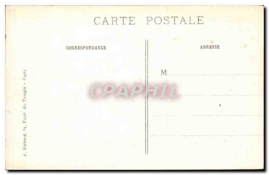 Arras CPA Aspect de la ville bombardee par les allemands Beffroi et hotel de ville — Rückseite