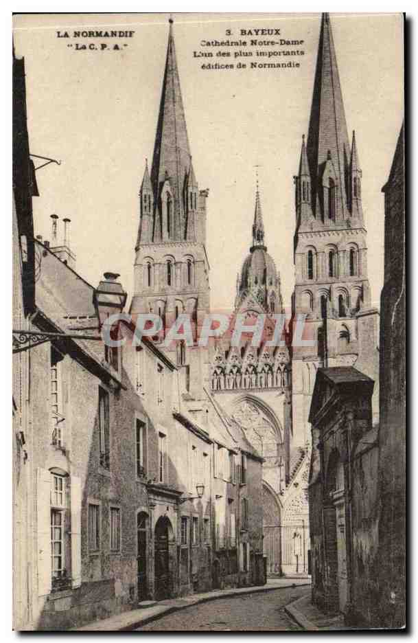 Bayeux CPA Cathedrale Notre Dame