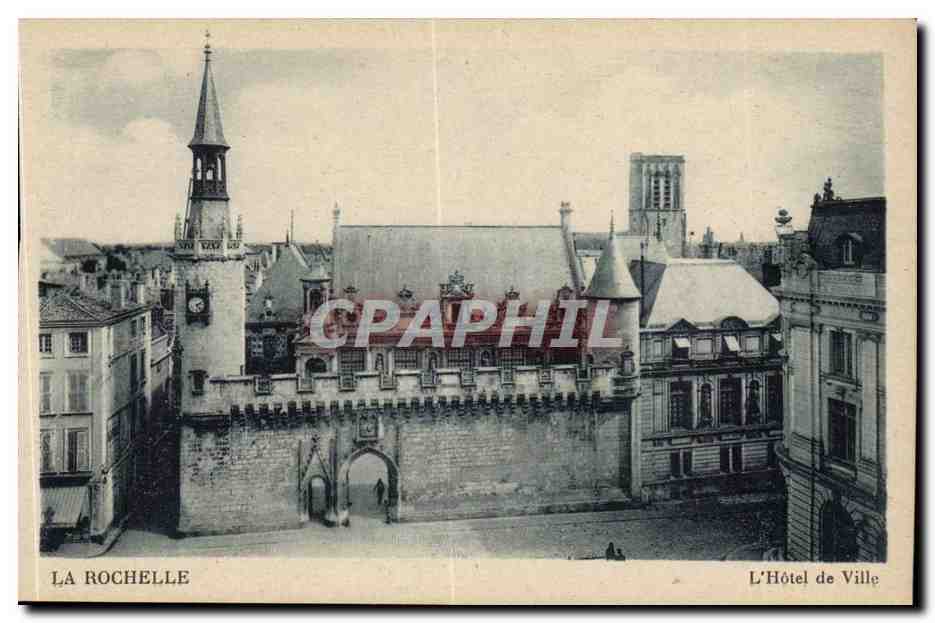 La Rochelle CPA L'hotel de ville