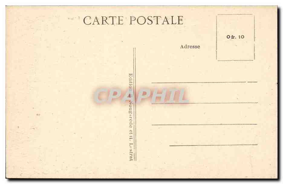 CPA Chemin des DAmes Le plateau de Californie — Rückseite