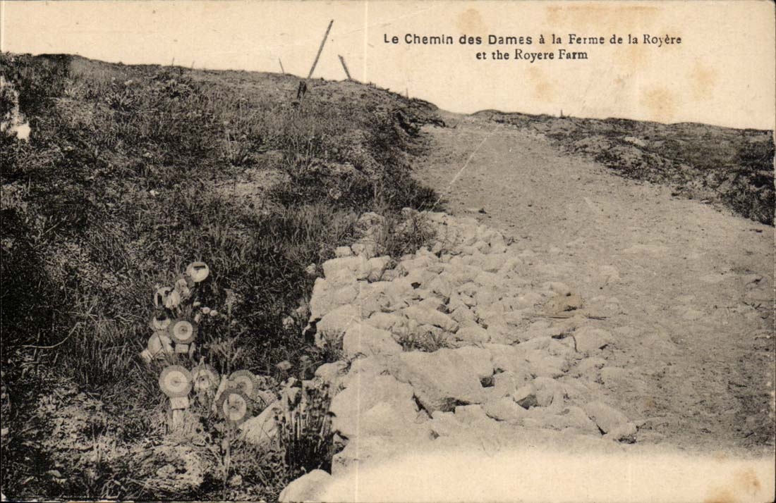 CPA Chemin des DAmes a la ferme de la Royere