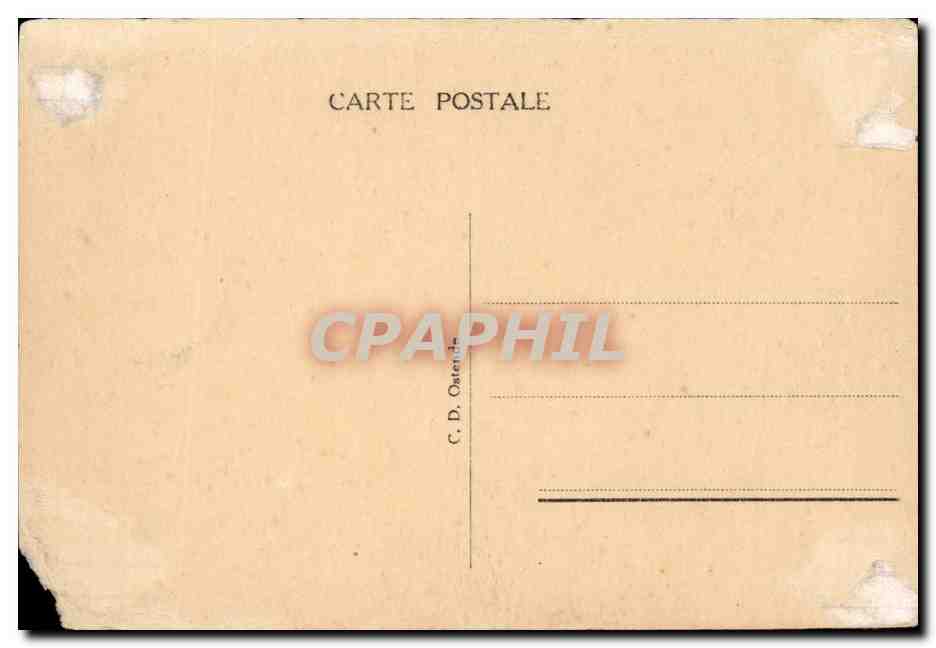 Belgique Belgie Ostende CPA La malle Prince Leopold (bateau) — Back