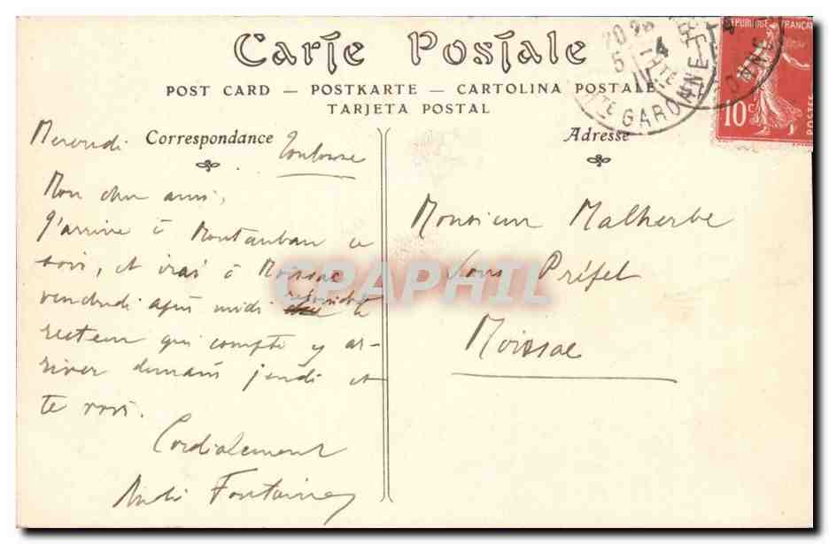 Toulouse — Le Pont Neuf — Brun, libraire — ND Phot. — Reverso