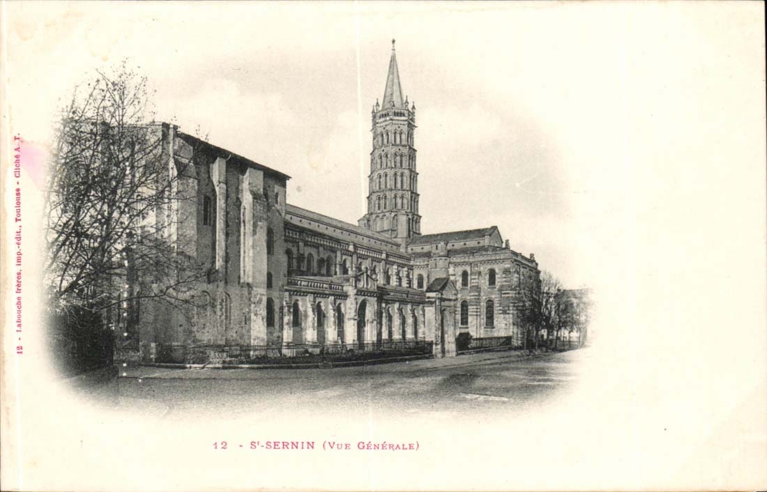 Toulouse CPA Saint Sernin (vue generale)