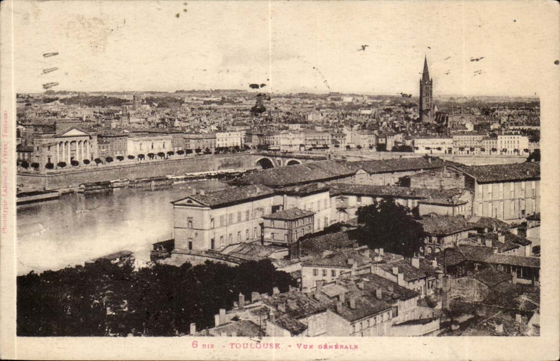 Toulouse — Vue générale — Phototypie Laboucyr Frères, Toulouse