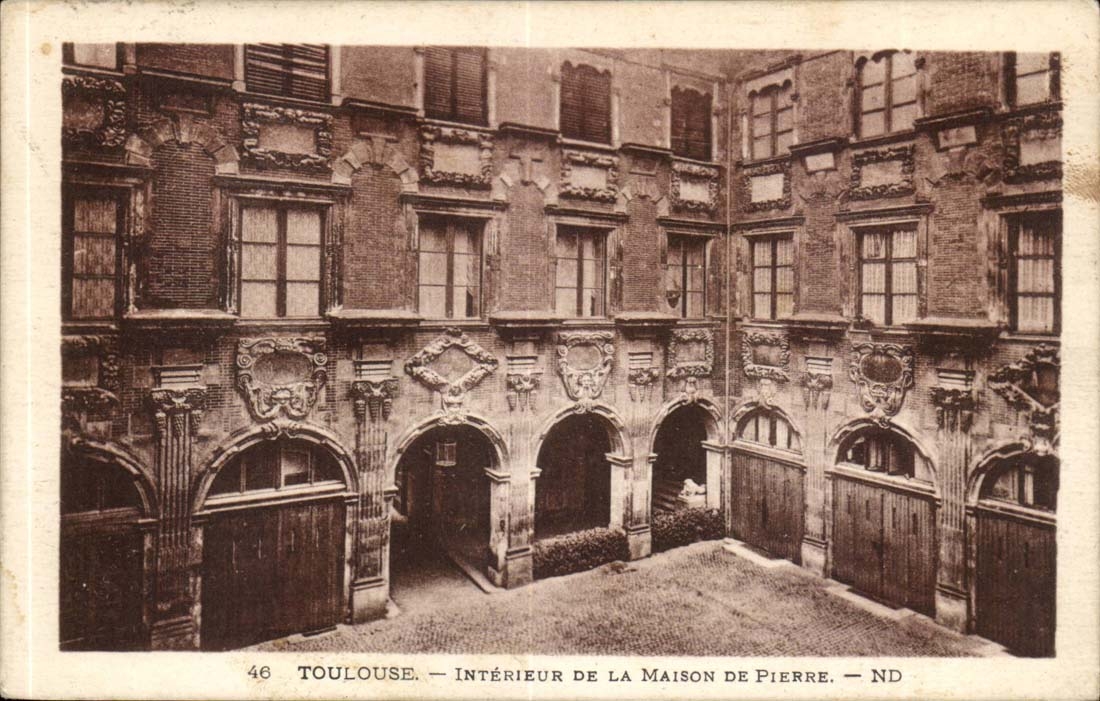 Toulouse — Intérieur de la Maison de Pierre — ND — N°46