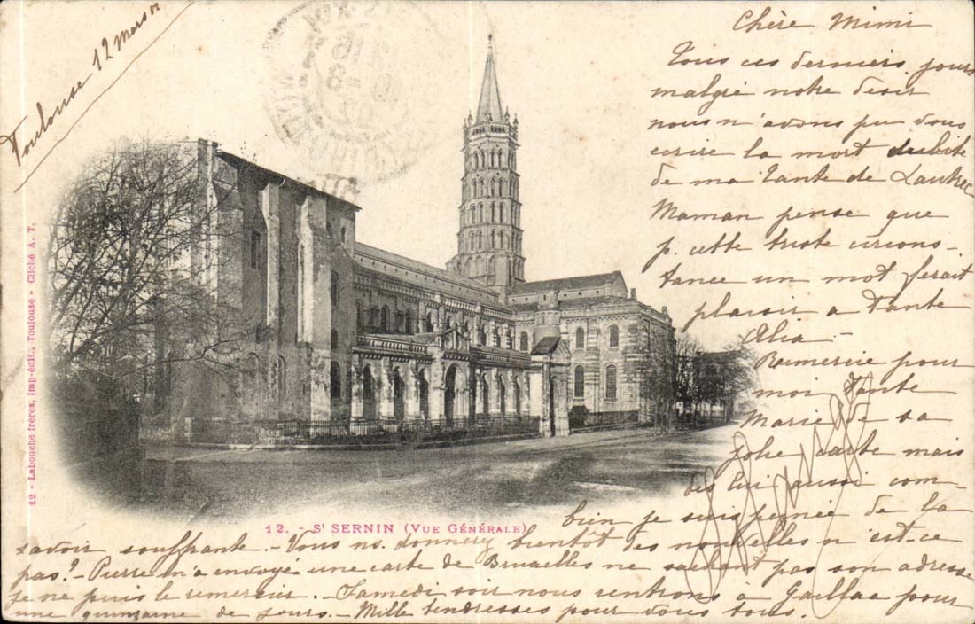 S. SERNIN (Vue Générale) — Toulouse — Laborde frères, impr. Toulouse, n°12
