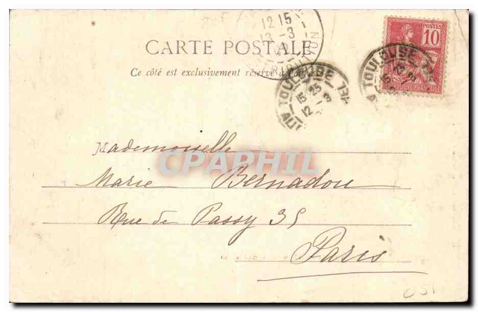 S. SERNIN (Vue Générale) — Toulouse — Laborde frères, impr. Toulouse, n°12 — Reverso