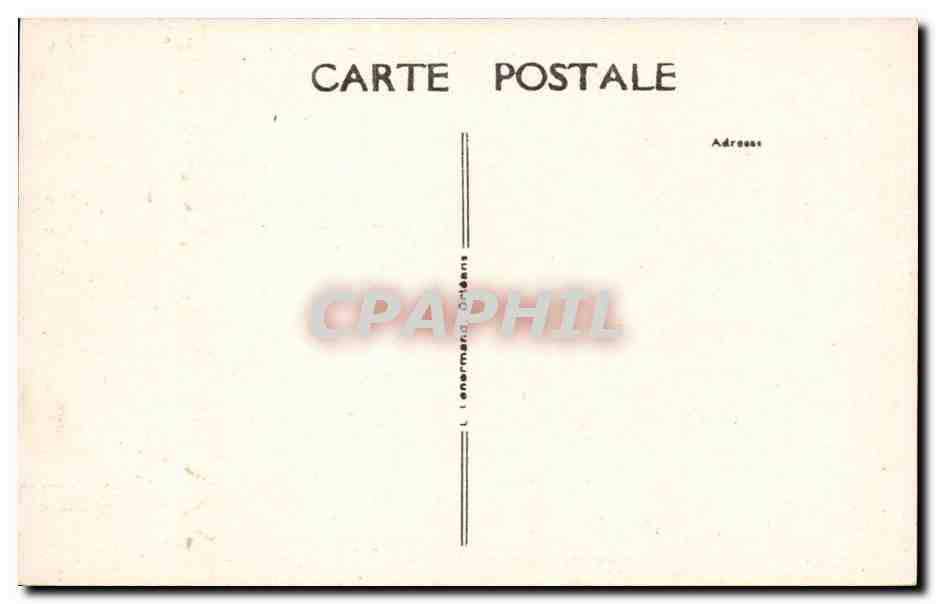 Orleans CPA Vue generale Pont Georges V — Verso