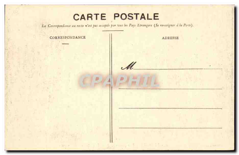 Luchon CPA Vue generale prise de Cazaril — Rückseite