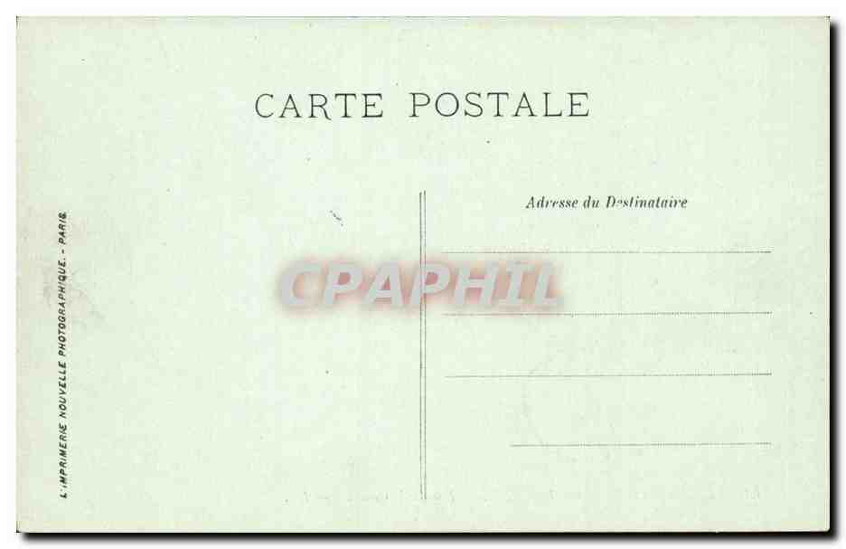 Château de la Reine Blanche — Étangs de Comelle — LL. — L'Imprimerie Nouvelle Photographique - Paris — Rückseite