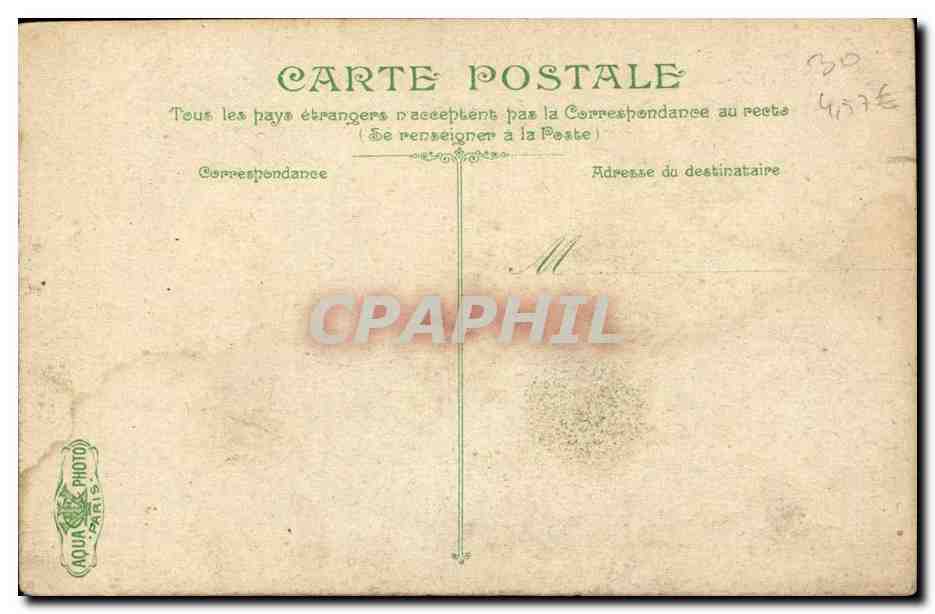 Reims CPA Eglise Saint Andre — Verso