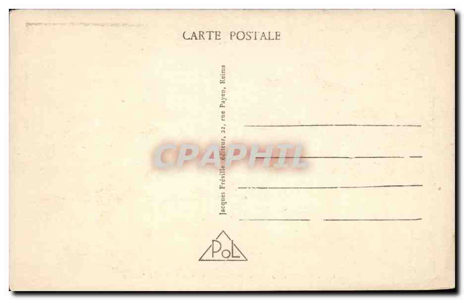 Reims - Le Bassin des Promenades vers le Square Colbert — Verso