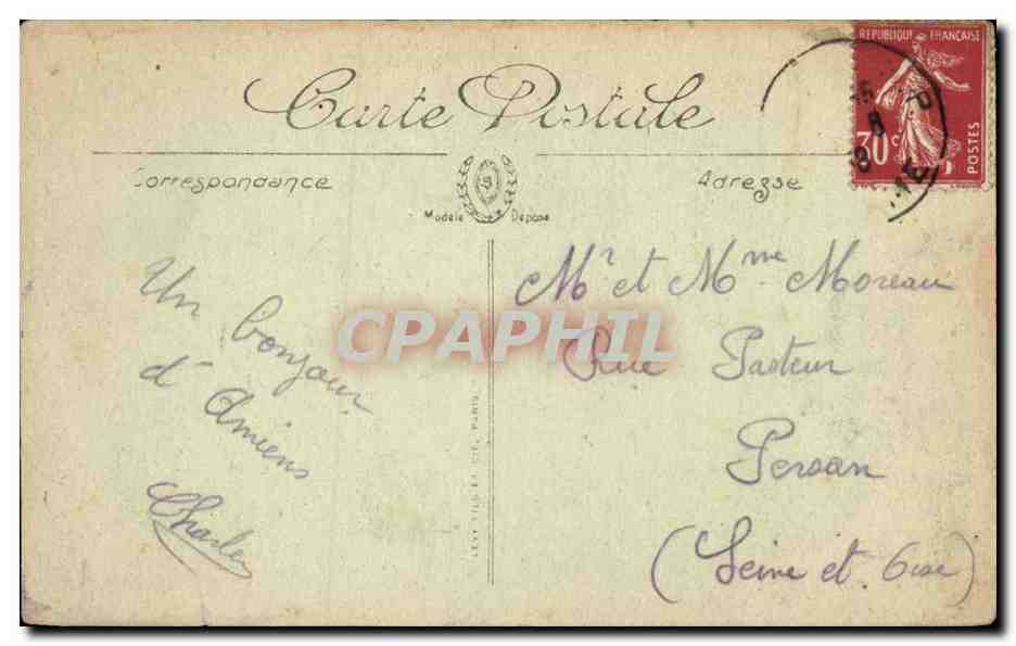 Amiens CPA Les rives de la Somme  — Rückseite
