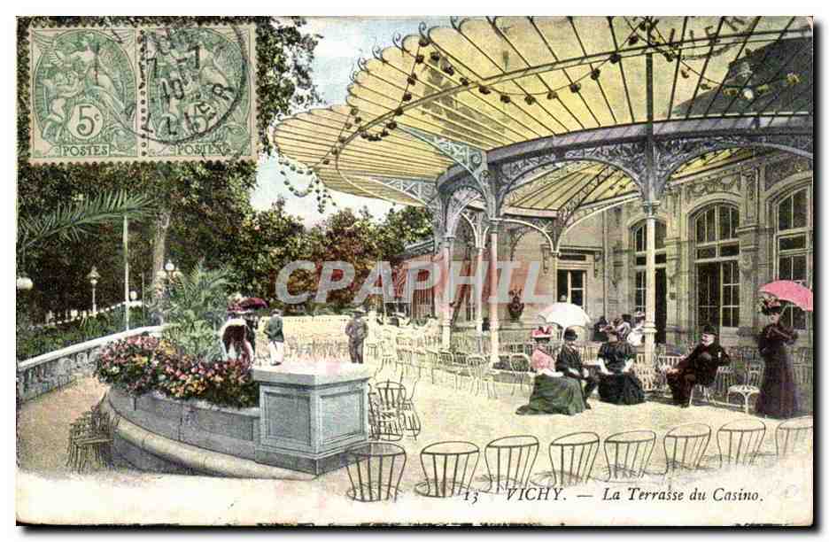Vichy CPA La terrasse du casino