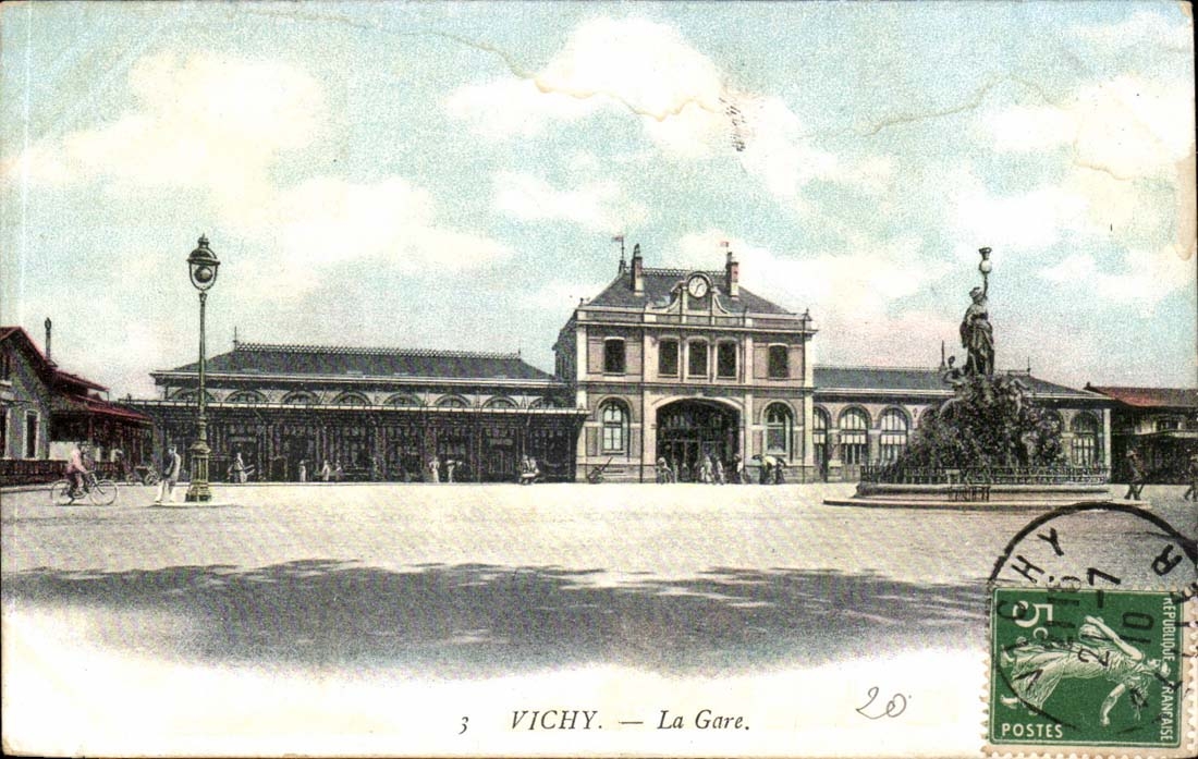 Vichy — La Gare — Éditeur inconnu, n°3