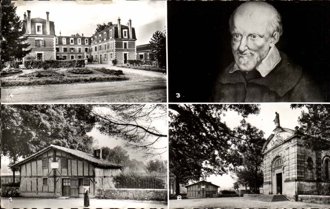 Berceau de Saint Vincent de Paul CPA Ranquines 