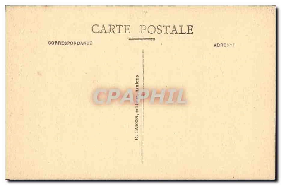 Amiens CPA La cathedrale Histoire de St Firmin Saint Firmin Entree de Saint Firmin a Amiens — Back