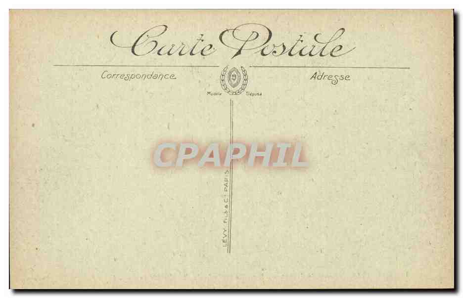 Saint Jean CPA Cap Ferrat Porte de la villa du roi des Belges — Rückseite