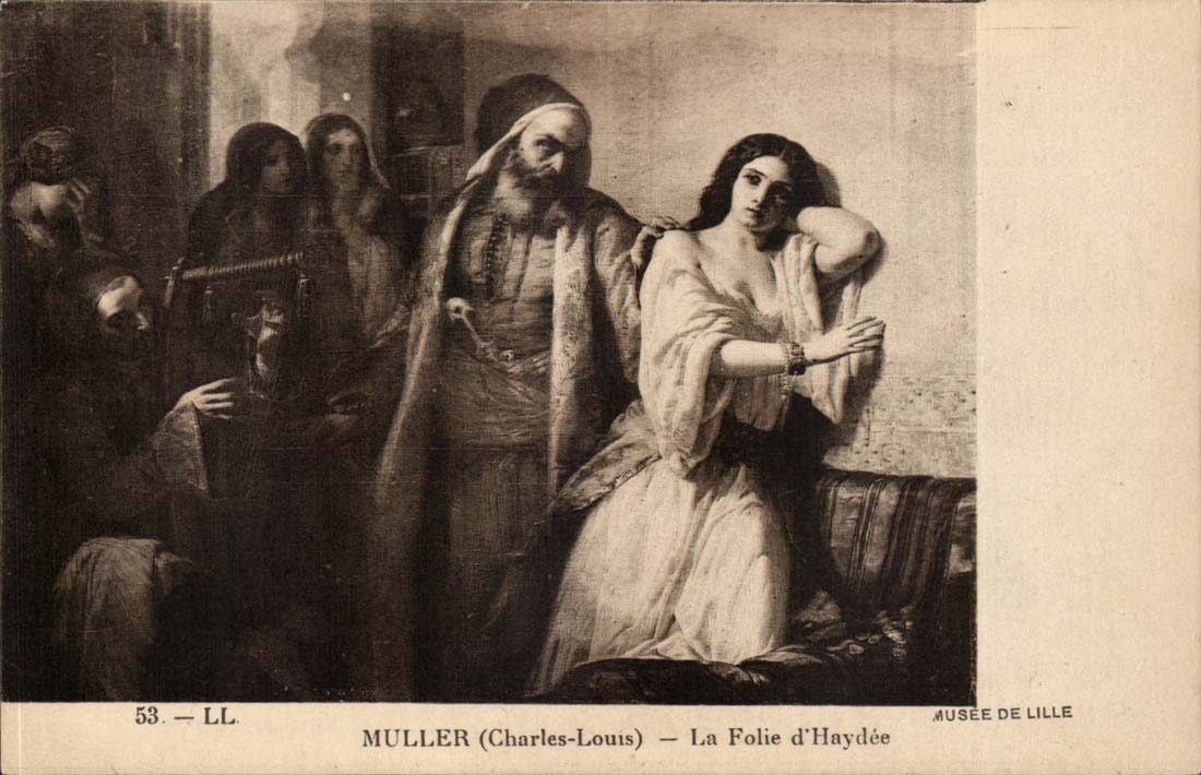 Muller CPA La folie d'Haydee