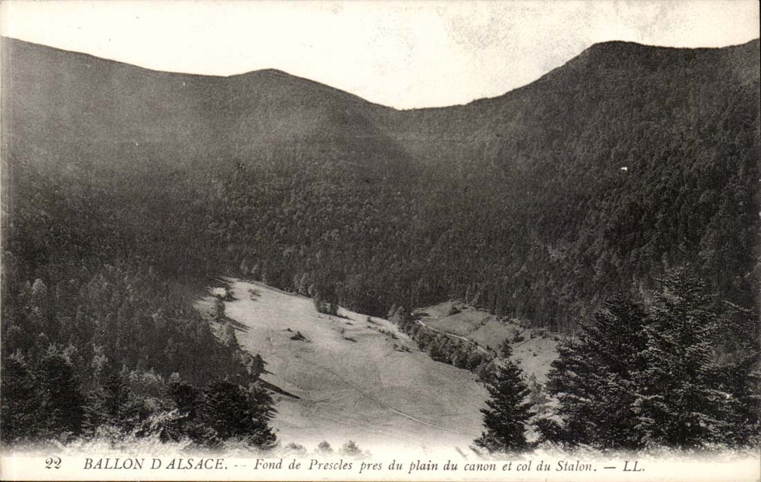 Ballon d'Alsace — Fond de Prescèles près du plain du canon et col du Stalon — LL. — n°22