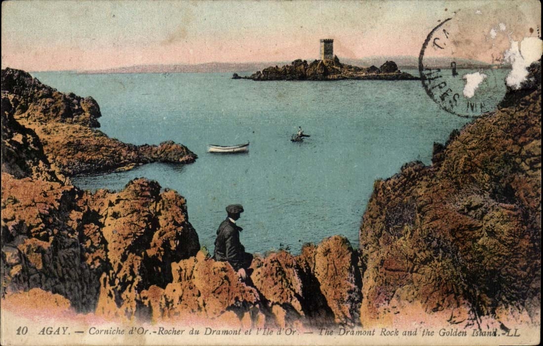 Agay — Corniche d'Or — Rocher du Dramont et l'Île d'Or — LL