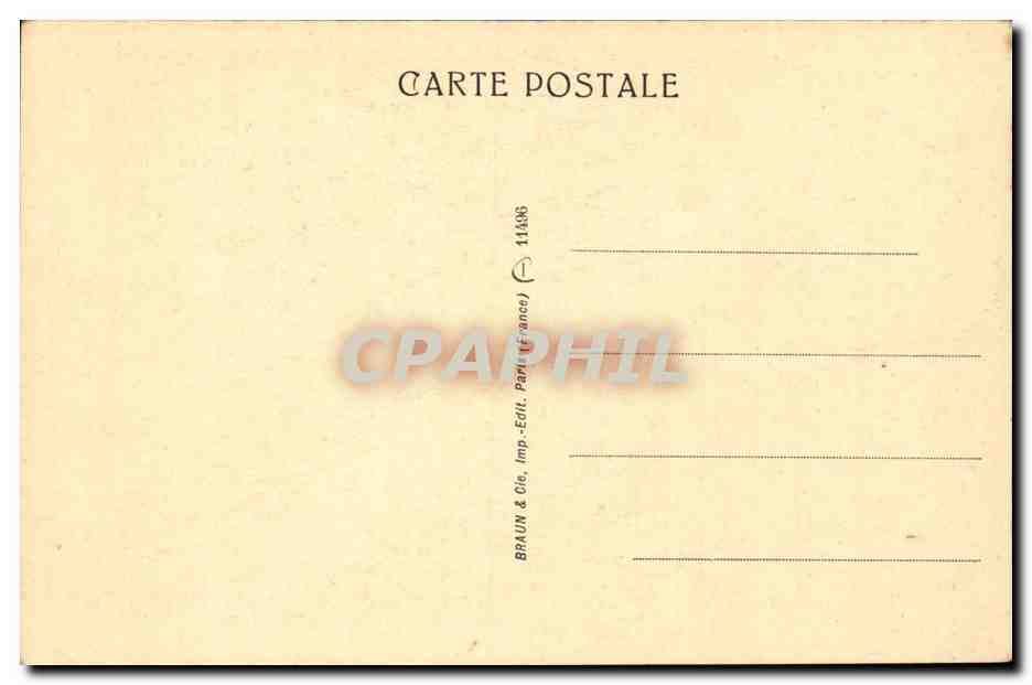 Musee du Louvre CPA Raphael Sanzio La belle jardiniere  — Rückseite