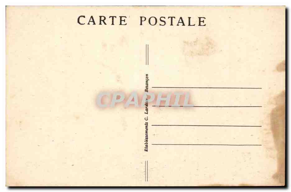 Belfort CPA Chateau et lion — Verso