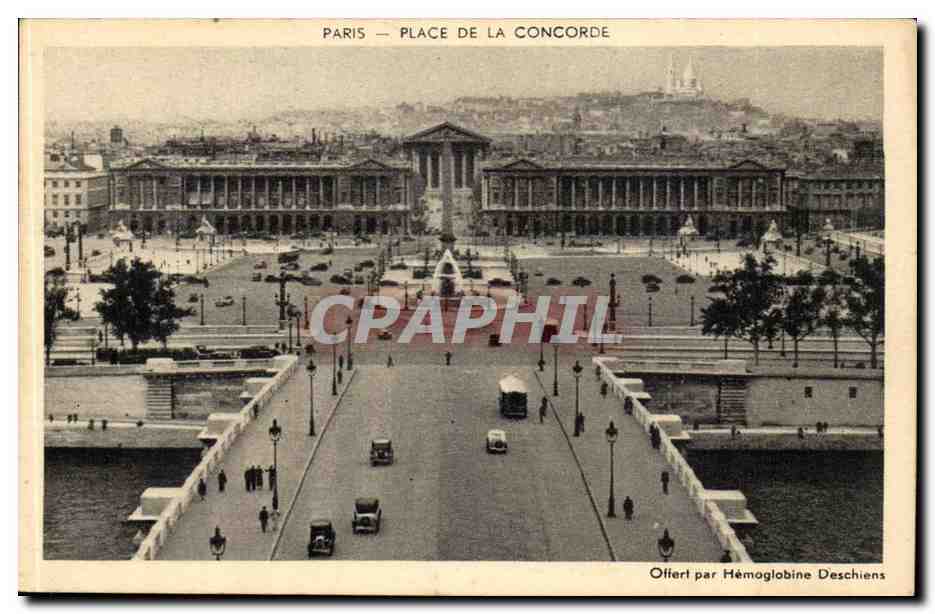 Paris CPA Place de la Concorde