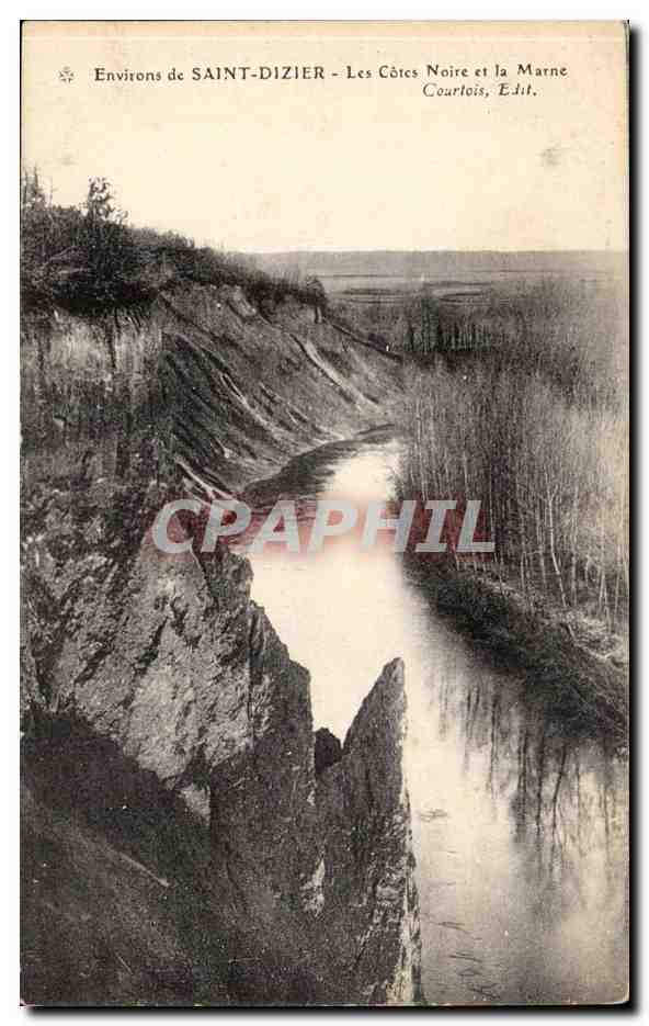 Environs de Saint Dizier - Les Cotes Noires et la Marne - CPA 