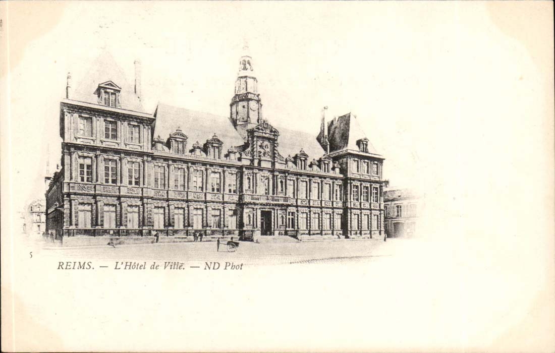Reims - L' Hotel de Ville - CPA 