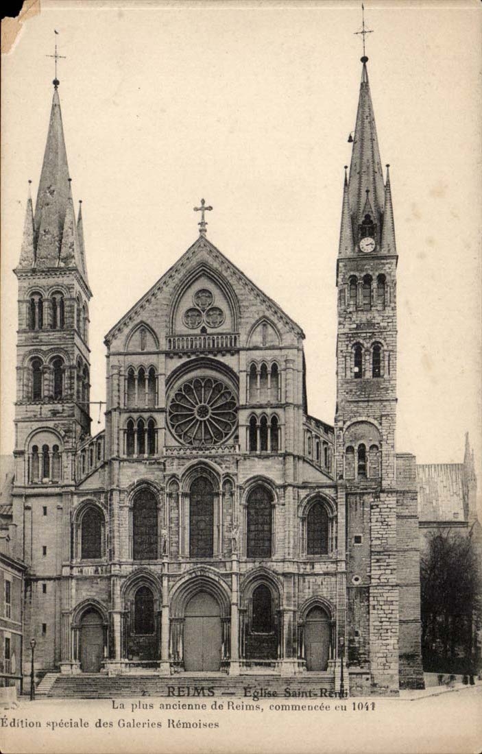 Reims - Eglise St Remi la plus ancienne de Reims 1041 - CPA 