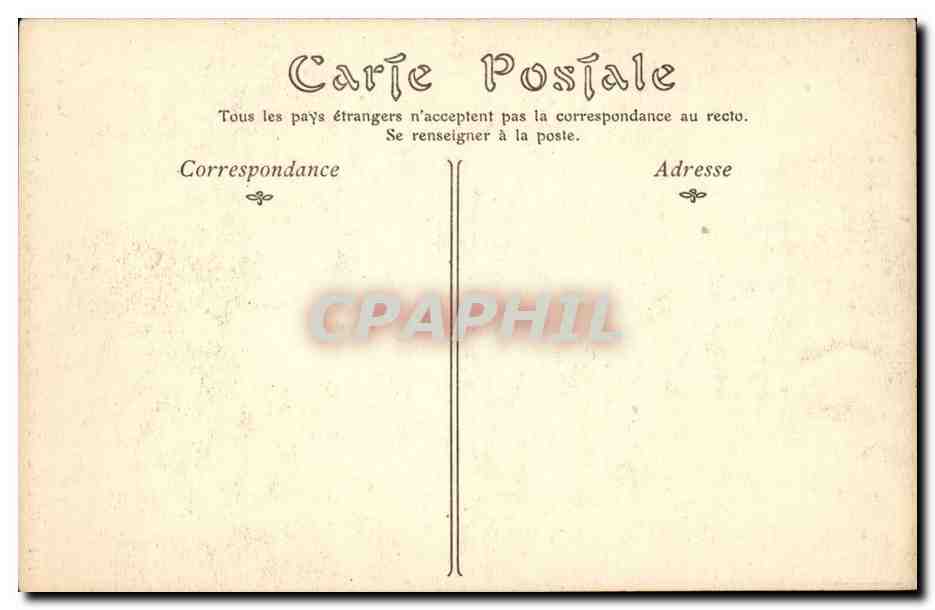 Reims - La Cathedrale - Portail Nord Satue de Saint Sixte - CPA  — Rückseite