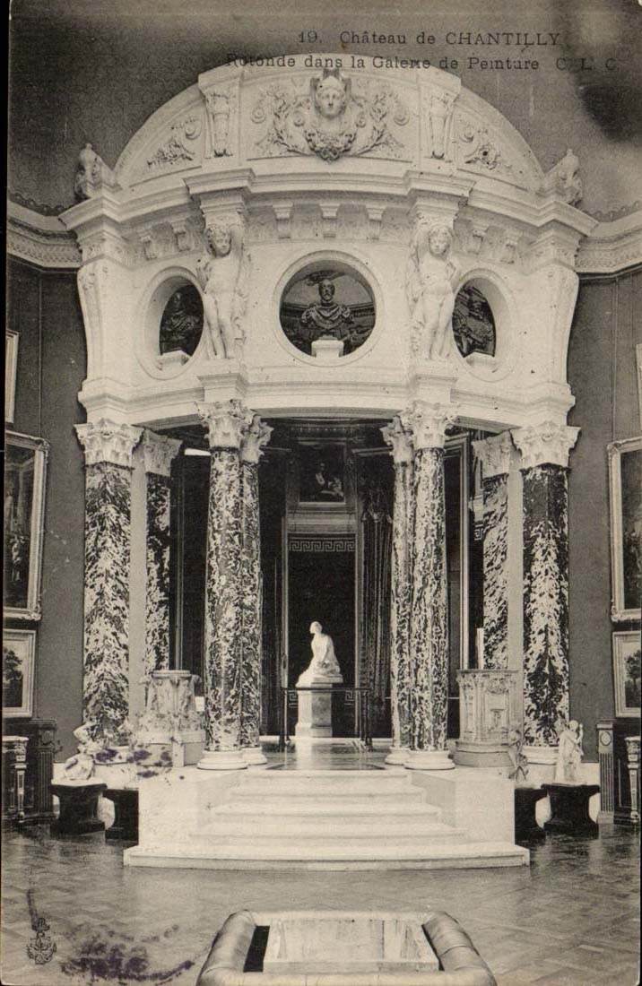 Rotonde dans la Galerie de Peinture — Château de Chantilly — C. L. C. n°19