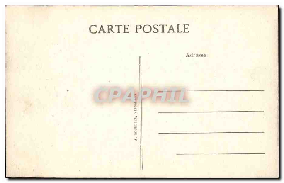 Chantilly - Le Chateau - Vue du Jardin Anglais - CPA  — Verso