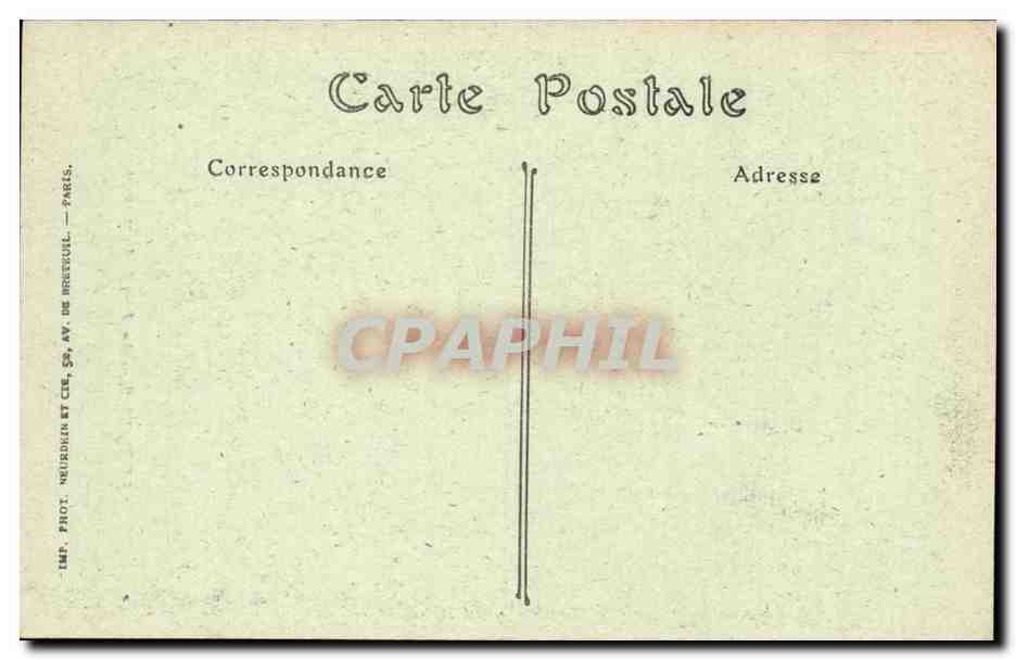 Compiegne - Le Temple Protestant - CPA  — Verso
