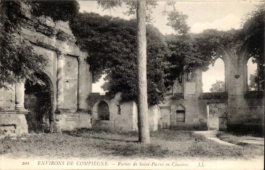 Compiegne - Ruines de saint Pierre en Chastres - CPA 