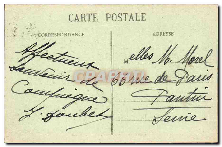 Compiegne - Le Palais - Salon des Chasses - CPA  — Rückseite