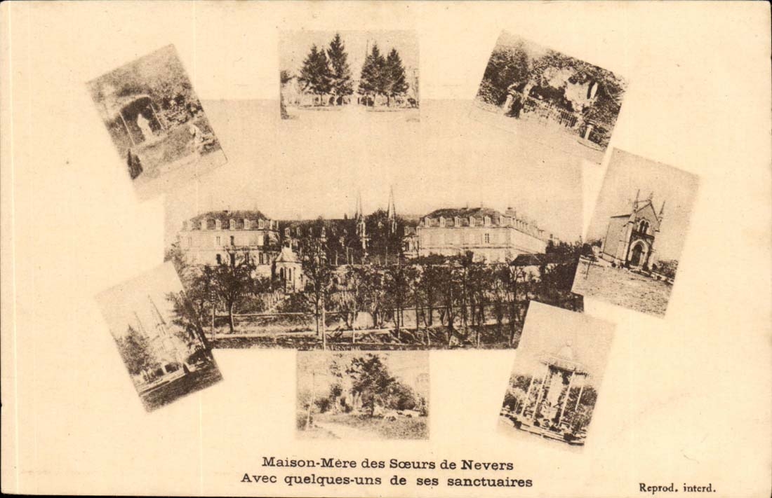 Maison-Mère des Sœurs de Nevers — Avec quelques-uns de ses sanctuaires — Reprod. interd.