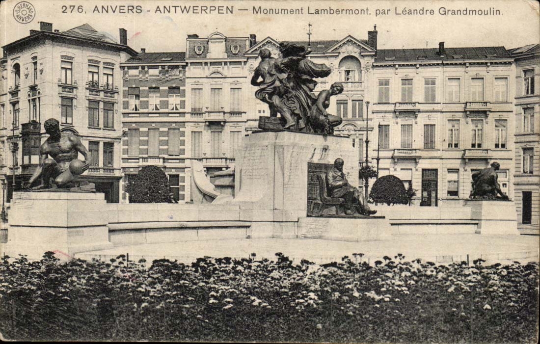 Belgique - Belgium - Anvers - Antwerpen - Monument Lambermont par Leandre Grandmoulin - CPA 