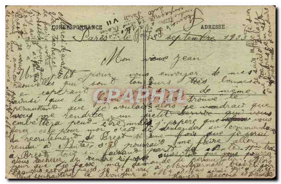 Paris 8 -- Champs Elysees - Le Petit Palais - CPA  — Verso