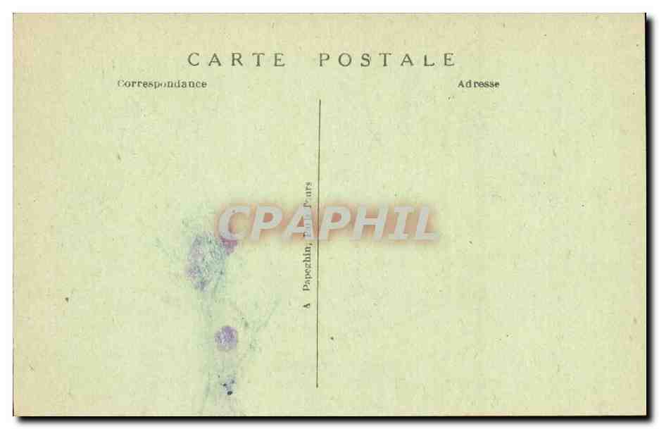 Paris 1 - L'Hotel de Ville et la Rue de Rivoli - CPA  — Verso