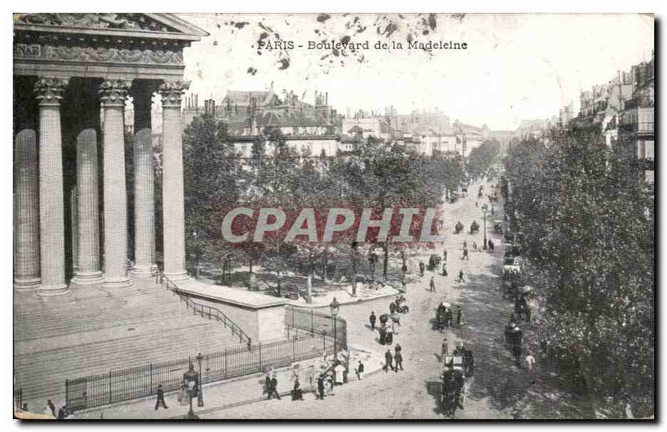 Paris 8- La Rue Royal et La Madeleine - CPA 