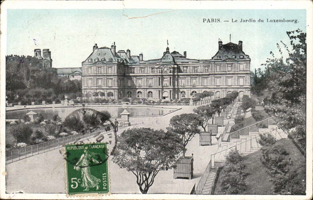 Paris - 6 - Le jardin du Luxembourg - CPA 