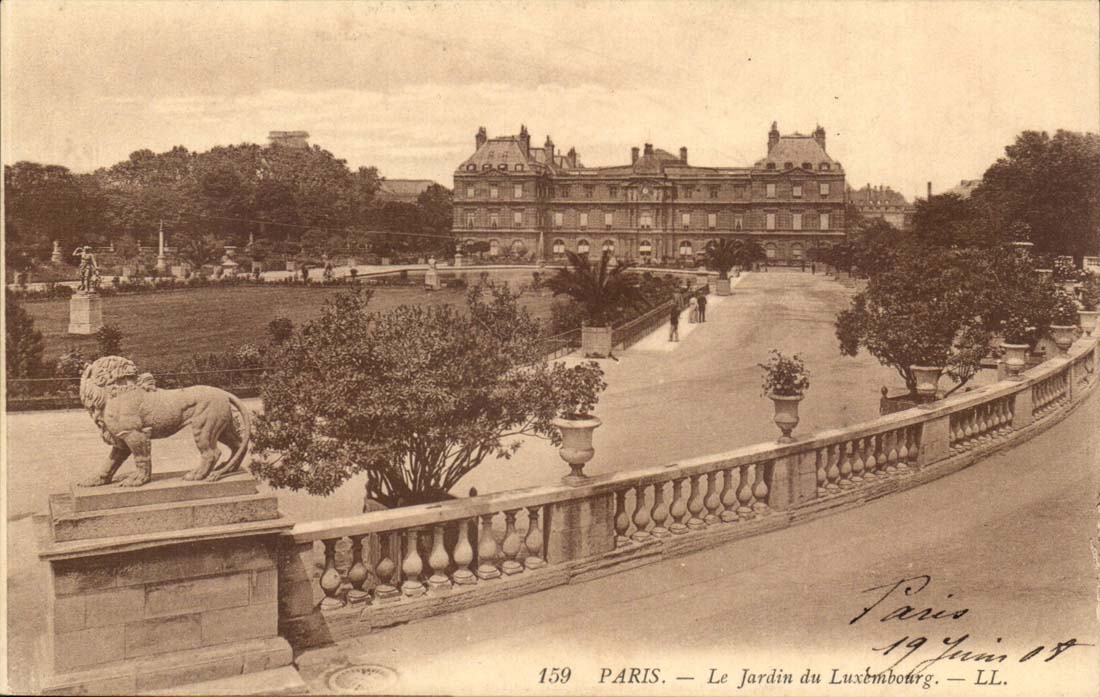 Paris - 6 - Le jardin du luxembourg - CPA 
