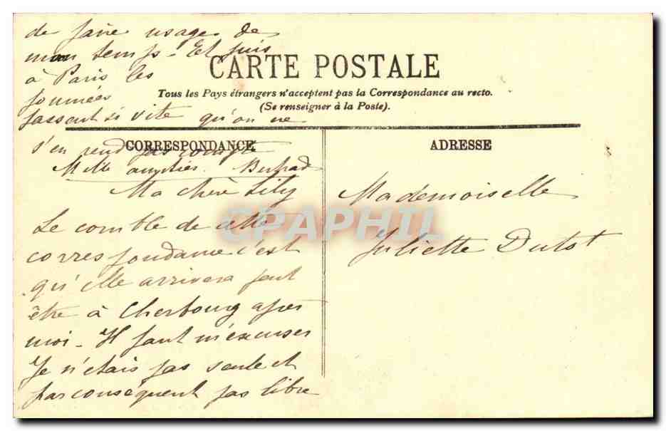 Paris - 6 - Le jardin du luxembourg - CPA  — Rückseite