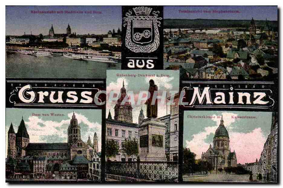 Deutschland - Alemagne Mainz - Gruss aus Mainz - Souvenir - CPA 